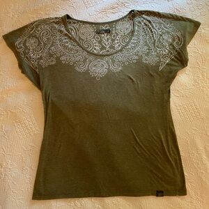 Prana “batik look pattern” tshirt. Size xl